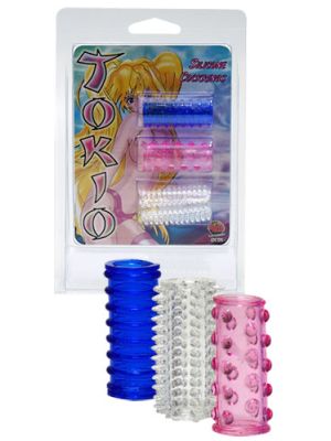 Tokio Silicone Cock Ring Sleeves