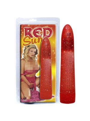 Red Sun Glitter Vibrator