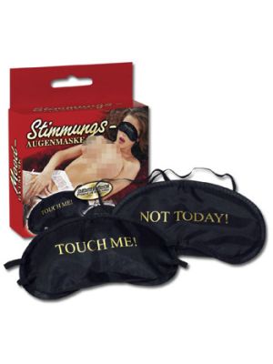 Touch Me Black Satin Blindfold