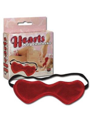 Satin Hearts Blindfold