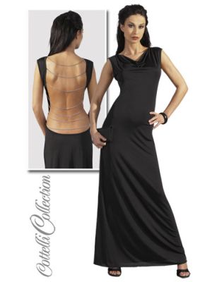 Chain Back Party Dress