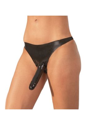 Latex Pants External Dildo