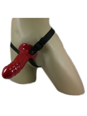 Red Boy Hollow Strap On Penis