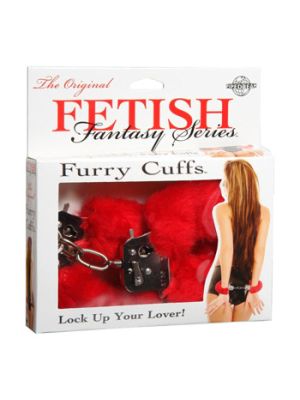 Red Furry Handcuffs