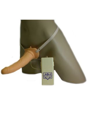 Double Cummer Remote Control Strap On Vibrator