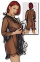 Large Black Chiffon Negligee