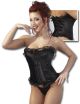 Wetlook Strapless Corset Basque