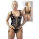 PVC Tie Up Basque And Thong