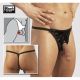 Mens PVC Pop Out G String