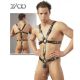 Mens Leather Body Harness