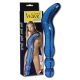 Crystal Wave Blue Acrylic Glass Dildo