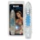 Clear Ribbed Vibrator
