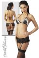 Lace Bra and Suspender Belt Set