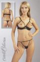 Open Bra Brief Set with Chains