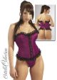 Purple Large Strapless Corset