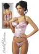 Sexy Pink Basque Set