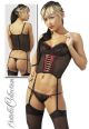 Sexy Sheer Corset And G String