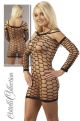 Jumbo fishnet mini dress