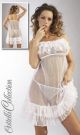 See Through Bowed Large Baby Doll