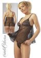 Sheer Large Baby Doll In Black