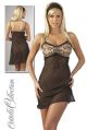 Black Chiffon Large Chemise