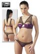 Purple Vinyl  Bra Set