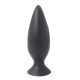 Black Silicone Butt Plug
