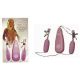 Purple Vibrating Nipple Clamps