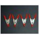 Four Piece Spring Loaded Nipple Clamps