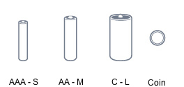 Battery Sizes Stocked